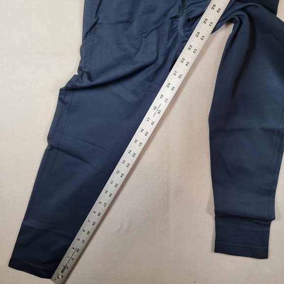 Halara Seamless Navy High Waisted Tummy Control Butt Lifting Yoga Leggings M 7/8 - Picture 6 of 8